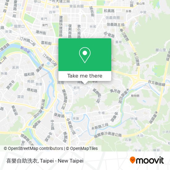 喜樂自助洗衣 map