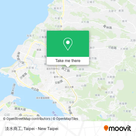 淡水商工地圖