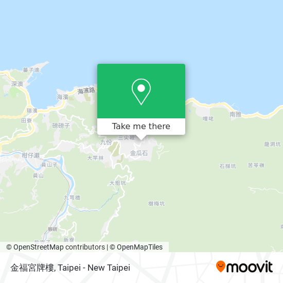 金福宮牌樓地圖