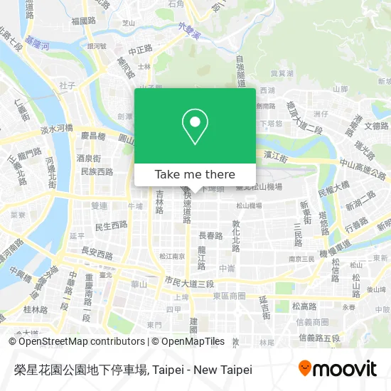 榮星花園公園地下停車場 map