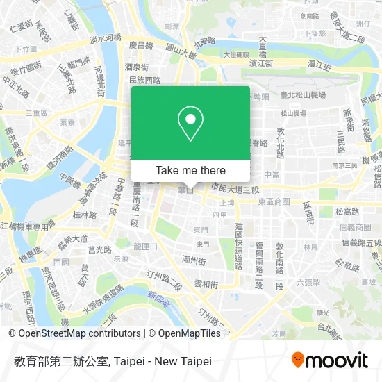 教育部第二辦公室地圖