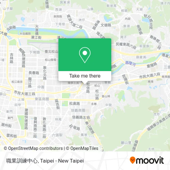 職業訓練中心地圖