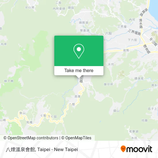八煙溫泉會館 map