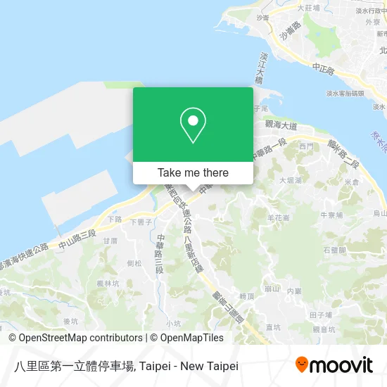 八里區第一立體停車場地圖