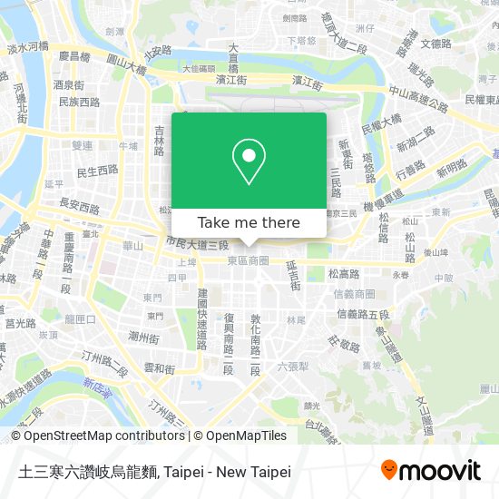 土三寒六讚岐烏龍麵 map