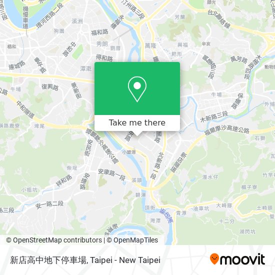 新店高中地下停車場 map
