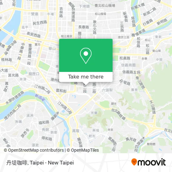 丹堤咖啡 map