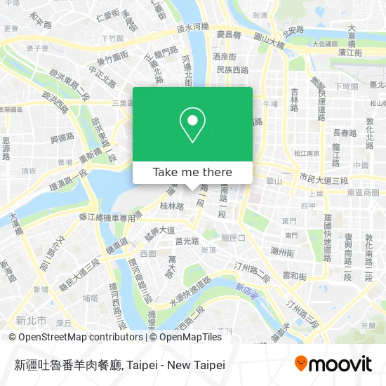 新疆吐魯番羊肉餐廳 map