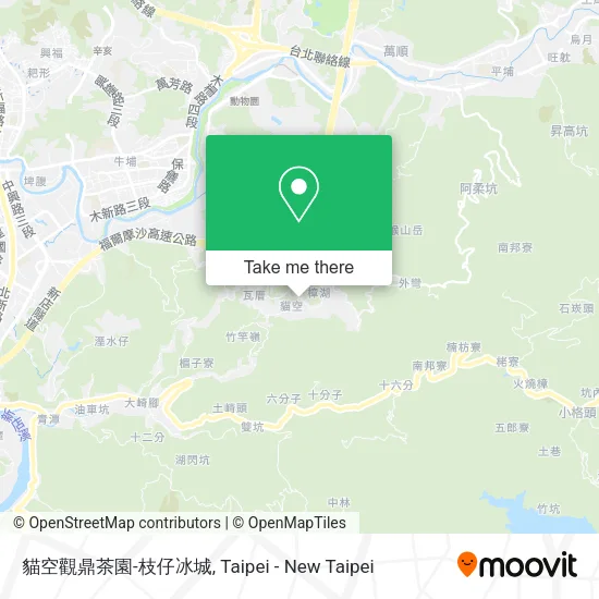 貓空觀鼎茶園-枝仔冰城 map