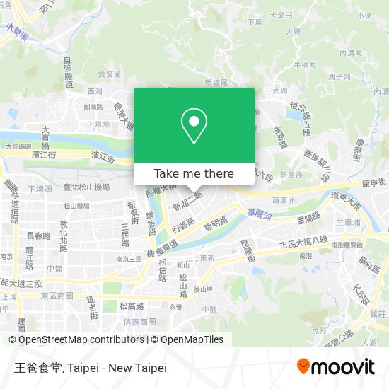 王爸食堂 map