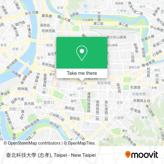 臺北科技大學 (忠孝)地圖