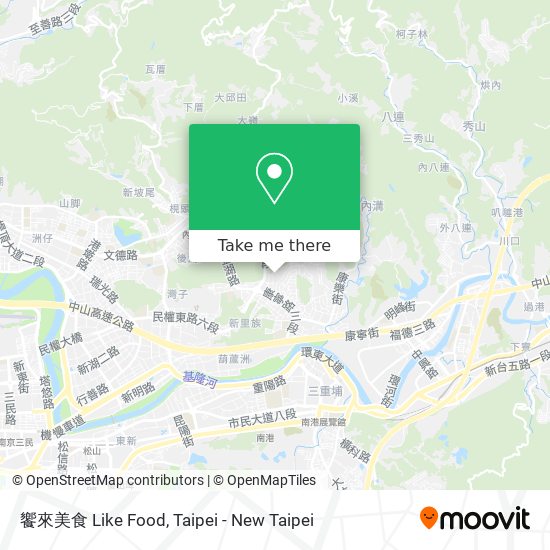 饗來美食 Like Food map