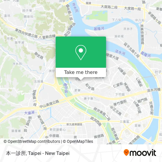 本一診所地圖