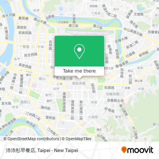 沛沛彤早餐店地圖