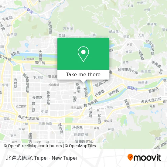 北巡武德宮 map