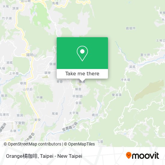 Orange橘咖啡 map