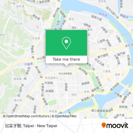 冠霖牙醫 map