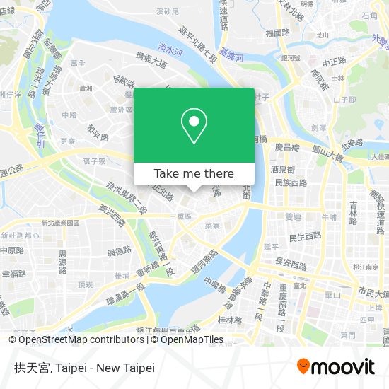 拱天宮 map