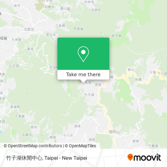 竹子湖休閒中心 map