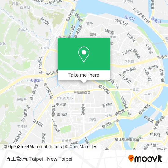 五工郵局地圖