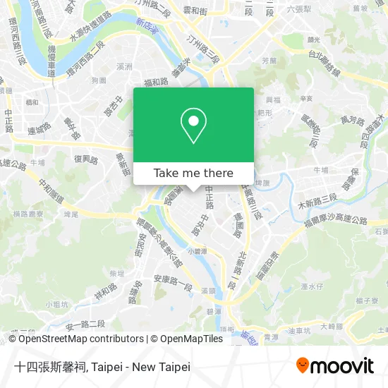 十四張斯馨祠 map