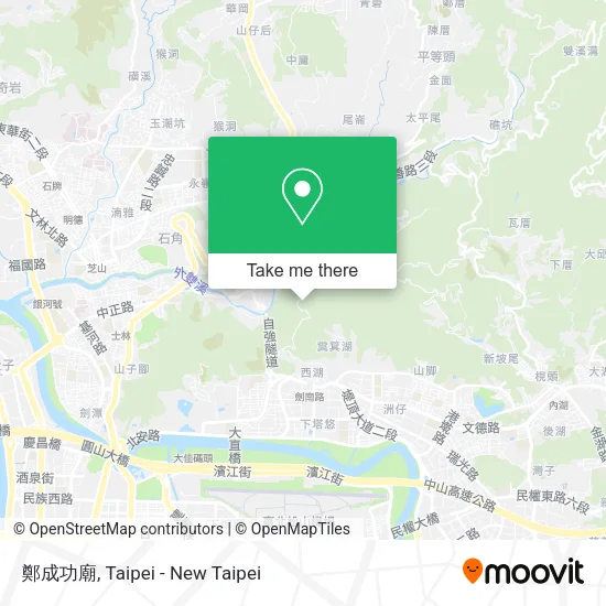 鄭成功廟 map