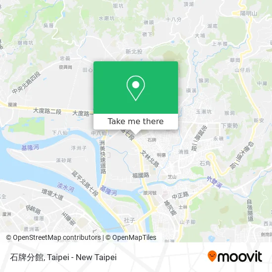石牌分館 map