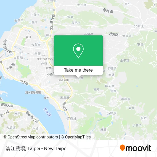 淡江農場地圖