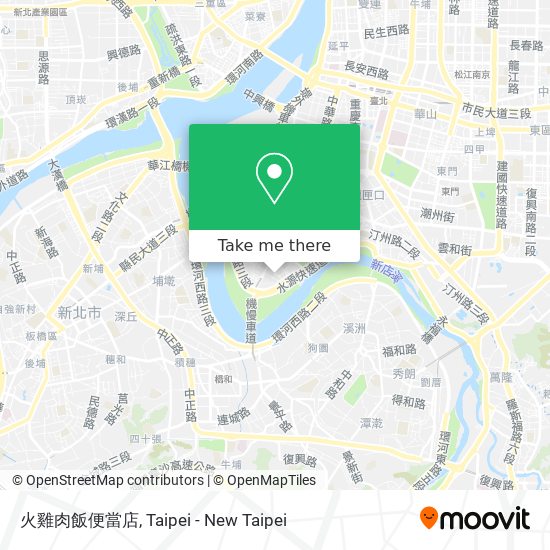 火雞肉飯便當店 map