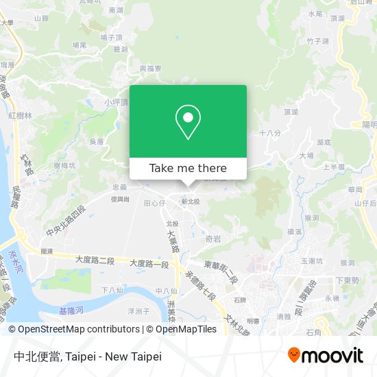 中北便當 map