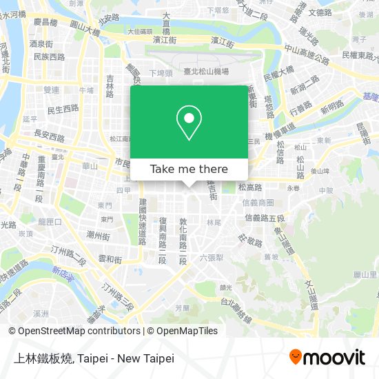 上林鐵板燒 map