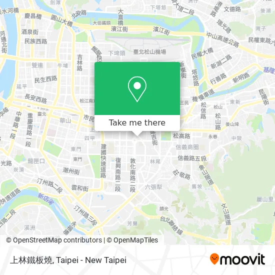 上林鐵板燒 map