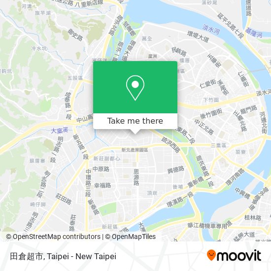田倉超市 map