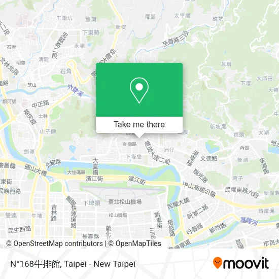 N°168牛排館 map
