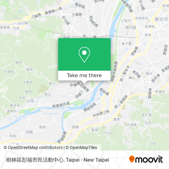 樹林區彭福市民活動中心 map