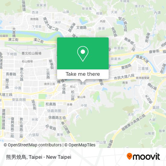 熊男燒鳥地圖