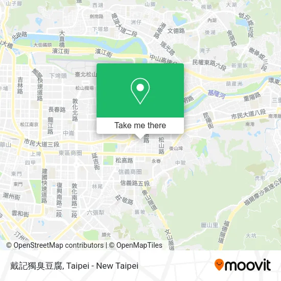 戴記獨臭豆腐地圖