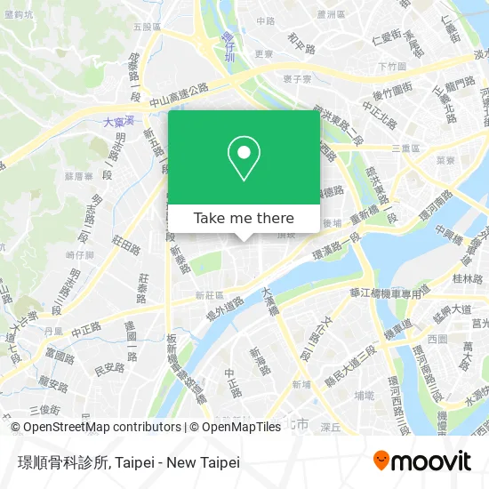 璟順骨科診所 map
