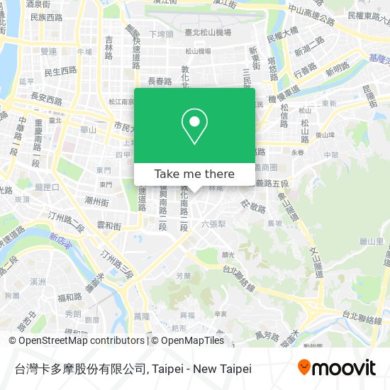台灣卡多摩股份有限公司地圖