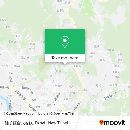 娃子複合式餐飲地圖