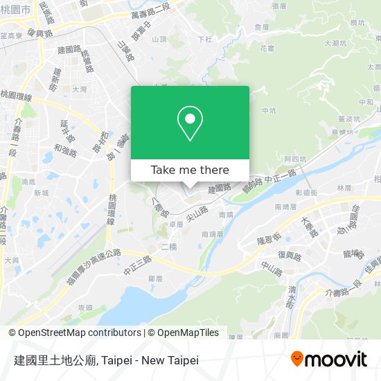 建國里土地公廟地圖