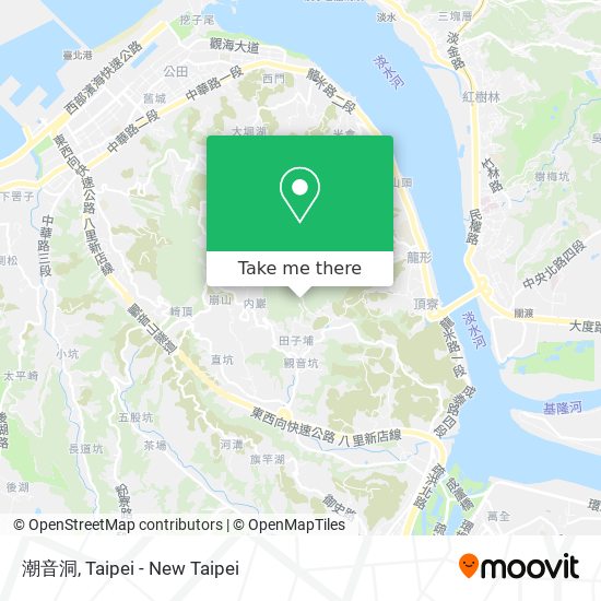 潮音洞地圖