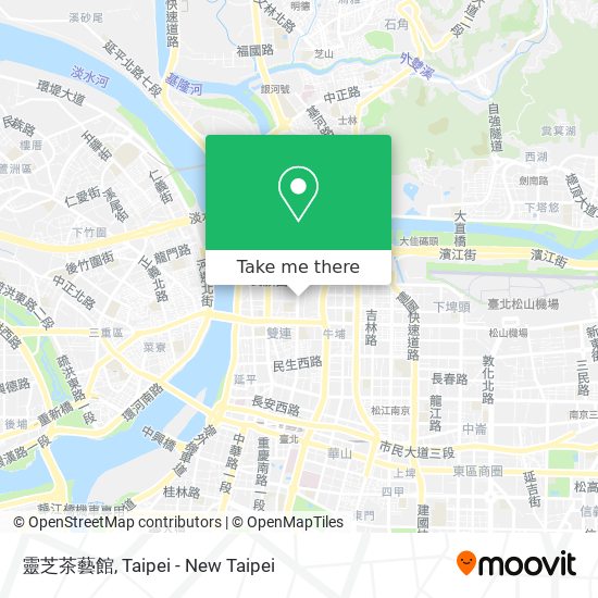 靈芝茶藝館地圖
