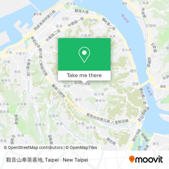 觀音山奉茶基地 map