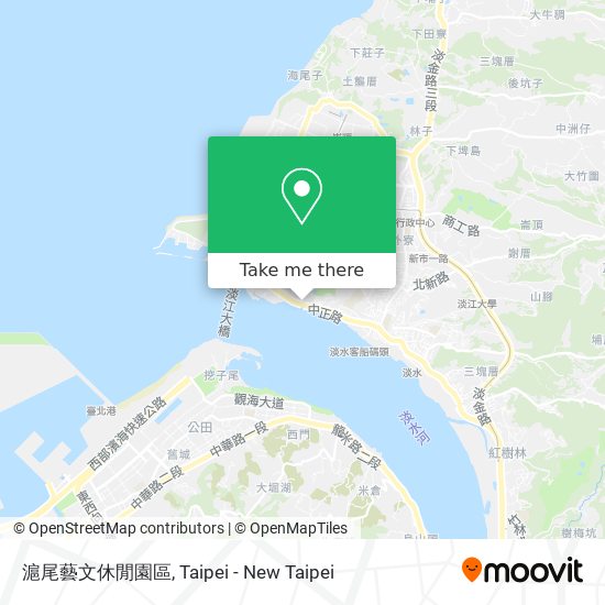 滬尾藝文休閒園區 map