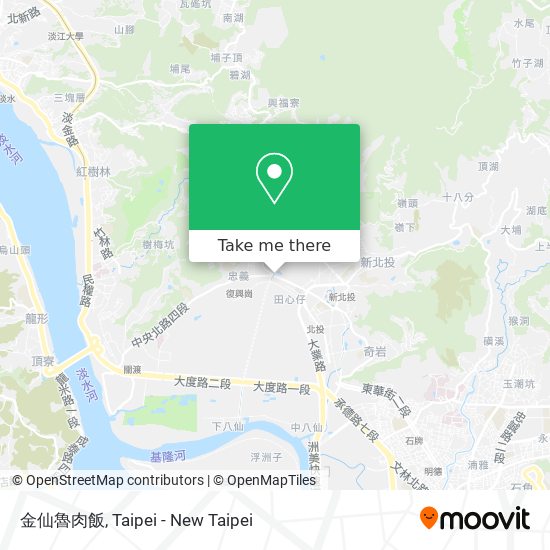 金仙魯肉飯 map