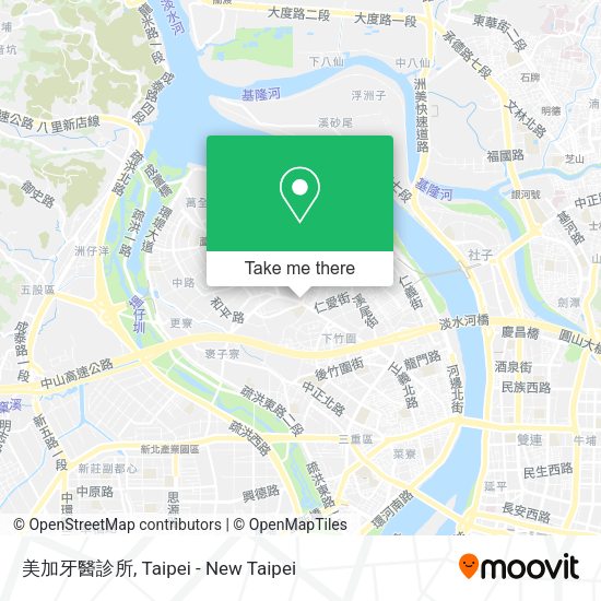 美加牙醫診所地圖