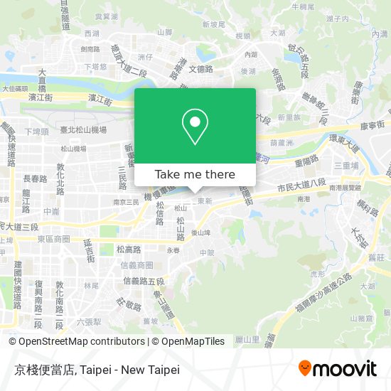 京棧便當店 map