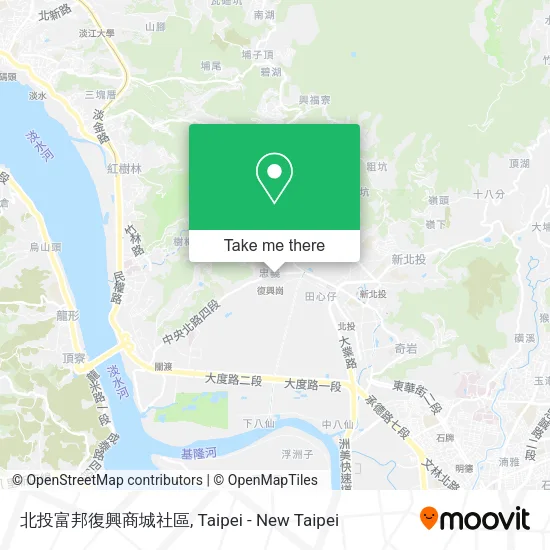 北投富邦復興商城社區地圖