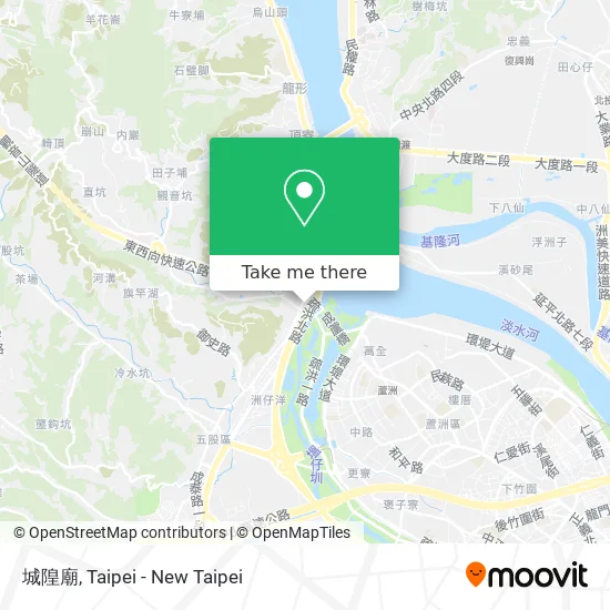 城隍廟 map